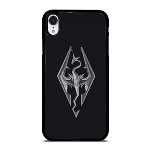 THE ELDER SCROLLS SKYRIM FLAT LOGO iPhone XR Case Cover
