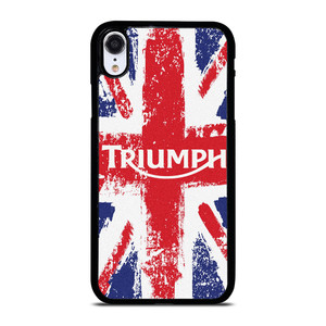 TRIUMPH MOTORCYCLES UNION JACK iPhone XR Case Cover TRIUMPH MOTORCYCLES UNION JACK iPhone XR Case Cover