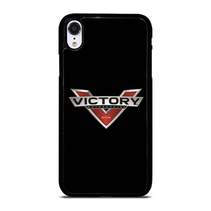 VICTORY MOTORCYCLES USA BLACK iPhone XR Case Cover VICTORY MOTORCYCLES USA BLACK iPhone XR Case Cover