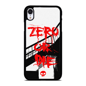 ZERO SKATEBOARDS SLOGAN iPhone XR Case Cover ZERO SKATEBOARDS SLOGAN iPhone XR Case Cover