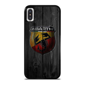 ABARTH CAR WOODEN LOGO iPhone X / XS Case Cover