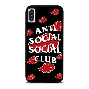 AKATSUKI ANTI SOCIAL SOCIAL CLUB iPhone X / XS Case Cover