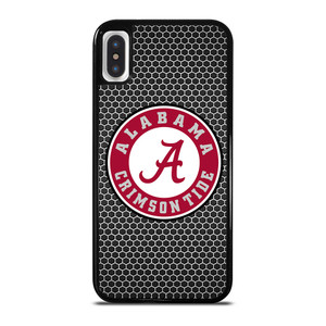 ALABAMA CRIMSON TIDE FOOTBALL METAL iPhone X / XS Case Cover