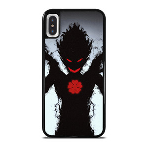 ASTA DEMON BLACK CLOVER LOGO iPhone X / XS Case Cover