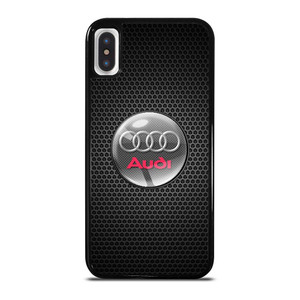 AUDI CAR METAL LOGO iPhone X / XS Case Cover AUDI CAR METAL LOGO iPhone X / XS Case Cover