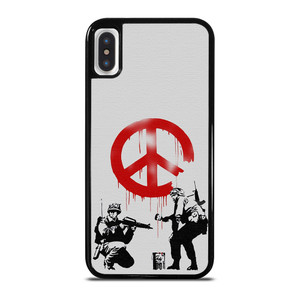 BANKSY ART PEACE iPhone X / XS Case Cover