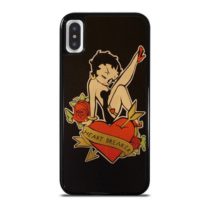 BETTY BOOP HEART BREAKER iPhone X / XS Case Cover