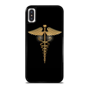 CADUCEUS MEDICAL SYMBOL iPhone X / XS Case Cover
