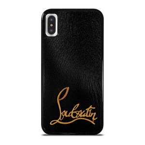 CHRISTAN LOUBOUTIN BLACK iPhone X / XS Case Cover