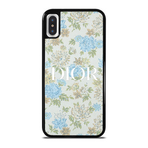 CHRISTIAN DIOR LOGO FLORAL iPhone X / XS Case Cover