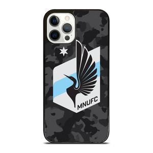 MINNESOTA UNITED FC MLS BLACK CAMO iPhone 12 Pro Case Cover