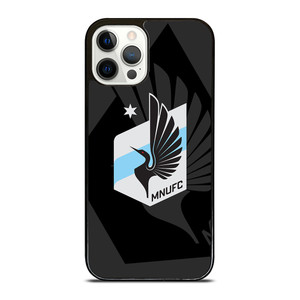 MINNESOTA UNITED FC MLS BLACK iPhone 12 Pro Case Cover