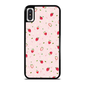 CUTE STRAWBERRY PATTERN iPhone X / XS Case Cover
