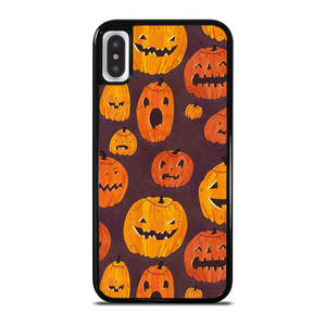 HALLOWEEN PUMPKINS PATTERN iPhone X / XS Case Cover