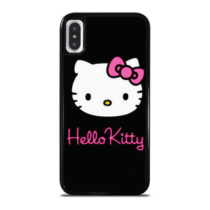 HELLO KITTY BLACK iPhone X / XS Case Cover