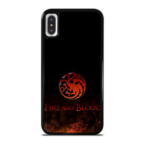 HOUSE OF THE DRAGON FIRE AND BLOOD iPhone X / XS Case Cover HOUSE OF THE DRAGON FIRE AND BLOOD iPhone X / XS Case Cover