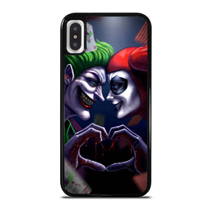 JOKER LOVE HARLEY QUINN ART iPhone X / XS Case Cover