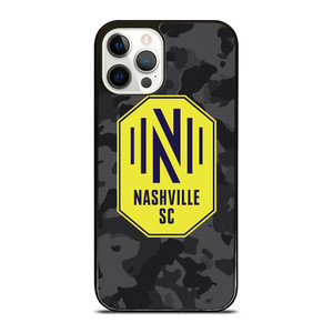 NASHVILLE SC MLS BLACK CAMO iPhone 12 Pro Case Cover
