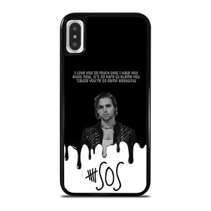 LUKE HEMMINGS 5 SECONDS OF SUMMER QUOTES iPhone X / XS Case Cover