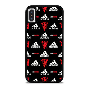 MANCHESTER UNITED ADIDAS PATTERN iPhone X / XS Case Cover