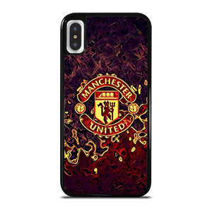 MANCHESTER UNITED LOGO FAN ART iPhone X / XS Case Cover