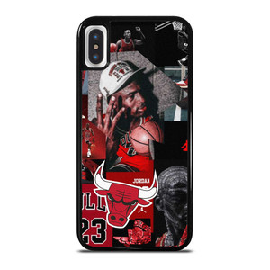 MICHAEL JORDAN CHICAGO BULLS COLLAGE iPhone X / XS Case Cover