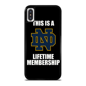 NOTRE DAME FIGHTING IRISH MEMBERSHIP iPhone X / XS Case Cover