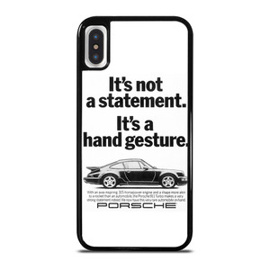 PORSHCE CAYMAN VINTAGE ADS iPhone X / XS Case Cover