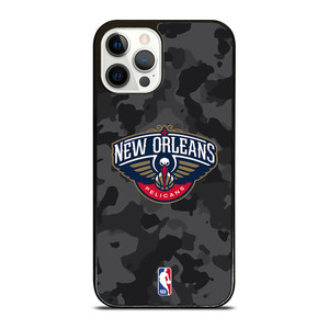 NEW ORLEANS PELICANS BLACK CAMO iPhone 12 Pro Case Cover NEW ORLEANS PELICANS BLACK CAMO iPhone 12 Pro Case Cover
