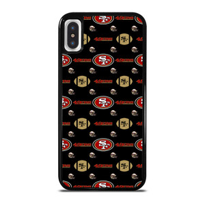 SAN FRANCISCO 49ERS FOOTBALL PATTERN iPhone X / XS Case Cover