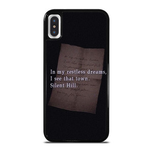SILENT HILL GAMES LETTER iPhone X / XS Case Cover