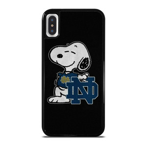 SNOOPY NOTRE DAME FIGHTING IRISH iPhone X / XS Case Cover