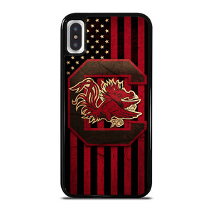 SOUTH CAROLINA GAMECOCKS FOOTBALL FLAG iPhone X / XS Case Cover