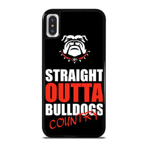 STRAIGHT OUTTA GEORGIA BULLDOGS iPhone X / XS Case Cover STRAIGHT OUTTA GEORGIA BULLDOGS iPhone X / XS Case Cover