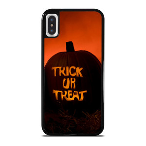 TRICK OR TREAT HALLOWEEN PUMPKIN iPhone X / XS Case Cover TRICK OR TREAT HALLOWEEN PUMPKIN iPhone X / XS Case Cover