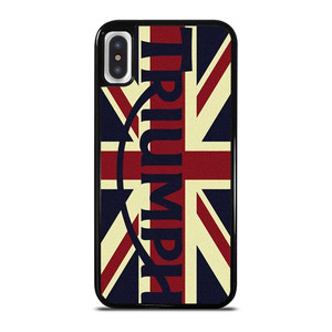 TRIUMPH MOTORCYCLES UNION JACK 2 iPhone X / XS Case Cover