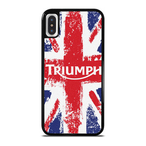 TRIUMPH MOTORCYCLES UNION JACK iPhone X / XS Case Cover