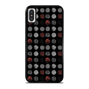 TWENTY ONE PILOTS BLURRYFACE PATTERN iPhone X / XS Case Cover