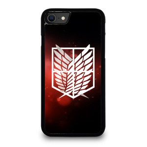 ATTACK ON TITAN LOGO RED iPhone SE 2020 Case Cover