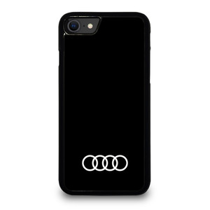 AUDI CAR LOGO BLACK iPhone SE 2020 Case Cover