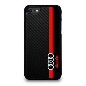 AUDI RED STRIPE LOGO iPhone SE 2020 Case Cover