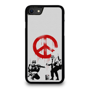 BANKSY ART PEACE iPhone SE 2020 Case Cover