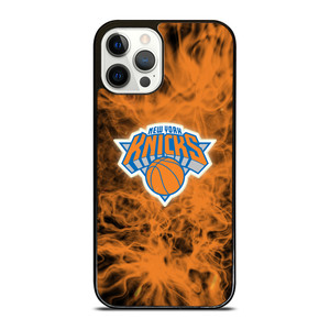 NEW YORK KNICKS BASKETBALL NBA FIRE iPhone 12 Pro Case Cover