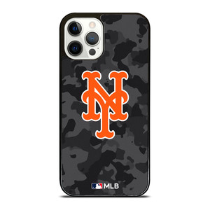 NEW YORK METS BASEBALL BLACK CAMO iPhone 12 Pro Case Cover