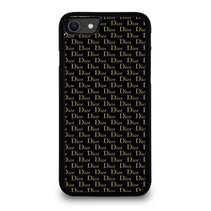 CHRISTIAN DIOR LOGO PATTERN iPhone SE 2020 Case Cover