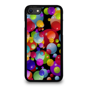 COLURFUL BUBBLES PATTERN iPhone SE 2020 Case Cover