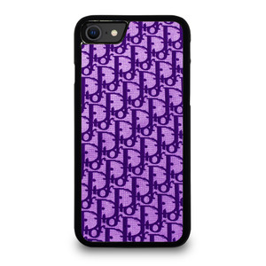 DIOR LOGO PURPLE iPhone SE 2020 Case Cover