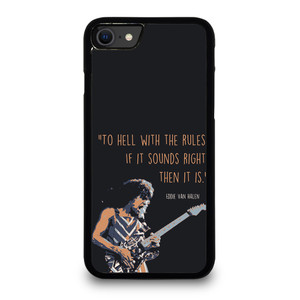 EDDIE VAN HALEN QUOTES iPhone SE 2020 Case Cover EDDIE VAN HALEN QUOTES iPhone SE 2020 Case Cover