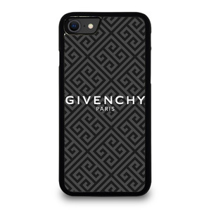GIVENCHY PARIS LOGO PATTERN iPhone SE 2020 Case Cover