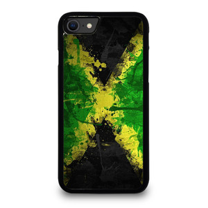 JAMAICAN FLAG SPLASH iPhone SE 2020 Case Cover